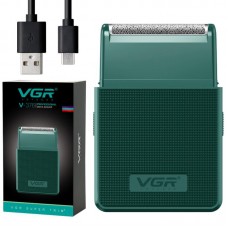 Електробритва з тримером VGR V-376 від USB — зелена, купити за ціною в Україні