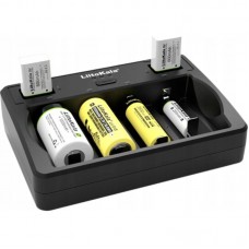 Зарядний пристрій для акумуляторів (Li-ion, NiMH, NiCD, крона), від USB, LiitoKala