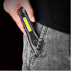 Ліхтар ручний + 3 фільтри, від USB, LED+COB, BL-C136