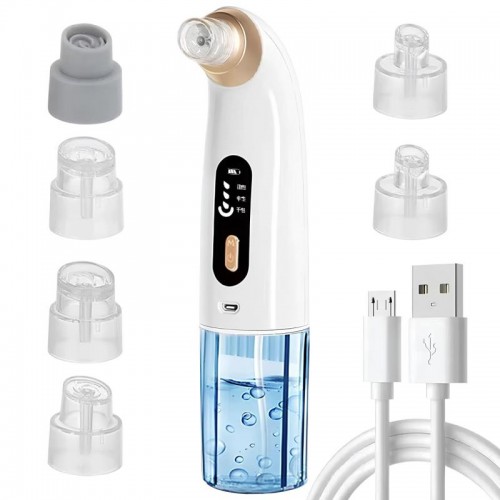 Вакуумний апарат для очищення обличчя, + 6 насадок, USB, XL-1111