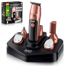 Машинка для стрижки RAF R4021 (6 головок + 8 насадок) від USB
