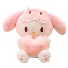 М'яка іграшка Зайчик My Melody з сердечком 35 см