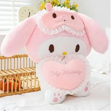 М'яка іграшка Зайчик My Melody з сердечком 35 см