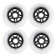 Колеса для роликов FE Crocanti 100 mm 88a белые - 3 колеса