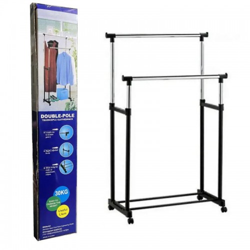 Подвійна вішалка для одягу Double Pole WJF 001 (30 кг)
