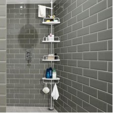 Угловая полка для ванной 4 яруса (260х33см), до 16кг, Multi Corner Shelf GY-18