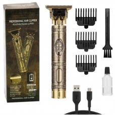 Машинка для стрижки WS-T99 з USB зарядкою та 3 насадками