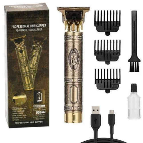 Машинка для стрижки волосся і бороди з USB + 3 насадки, WS-T99