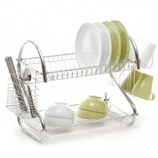 Стійка для зберігання посуду Kitchen Storage Rack з нержавіючої сталі