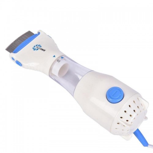 Расческа электрическая для удаления вшей и блох V Comb Licetec с вытяжкой
