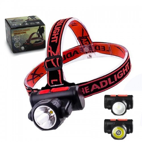 Акумуляторний ліхтарик налобний BL 2001 4SMD+XPE USB CHARGE