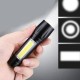 Ліхтарик акумуляторний 2в1, USB, XPE+COB, Police BL 511