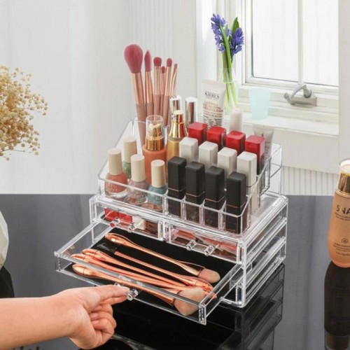 Акриловий органайзер для косметики (24x19x15) Cosmetic Storage Box