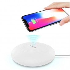 Бездротова зарядка з підсвіткою 7 кольорів, 10W, AWEI W7 + WIRELESS CHARGE