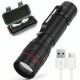 Ручний ліхтарик акумуляторний, з USB та Zoom, BL-B518-XPE