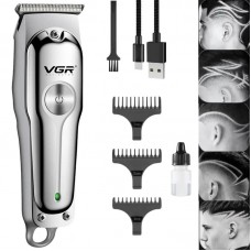 Машинка для стрижки VGR V-071 з акумулятором і USB-зарядкою