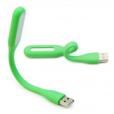 USB ліхтарик гнучкий Зелений