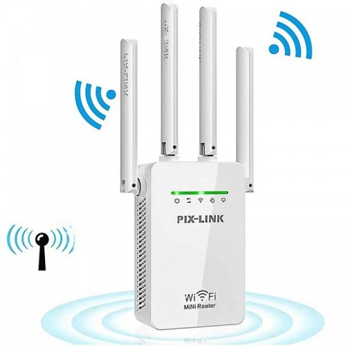 Підсилювач сигналу Wi-Fi з 4 антенами, до 300 мб Підсилювач сигналу Wi-Fi з 4 антенами, до 300 мб