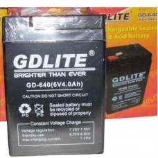 Свинцевий акумулятор 6В 4Ач GDLiting GD640 герметичний