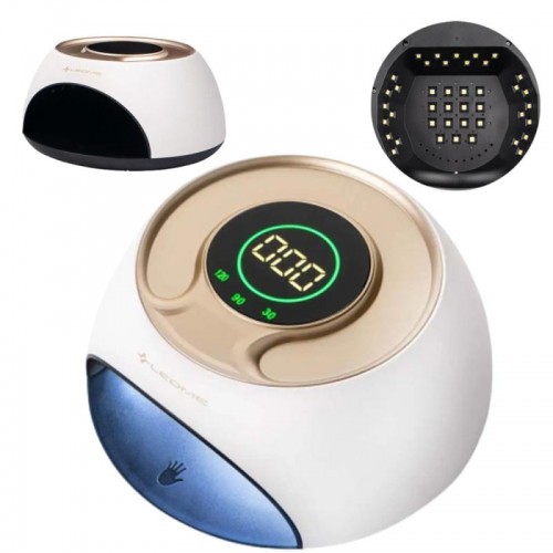 Лампа LED+UV для манікюру 120 Вт LEDME ONE, Біла