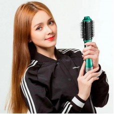 Фен-щетка для волос 4в1 VGR V-493, Зеленая