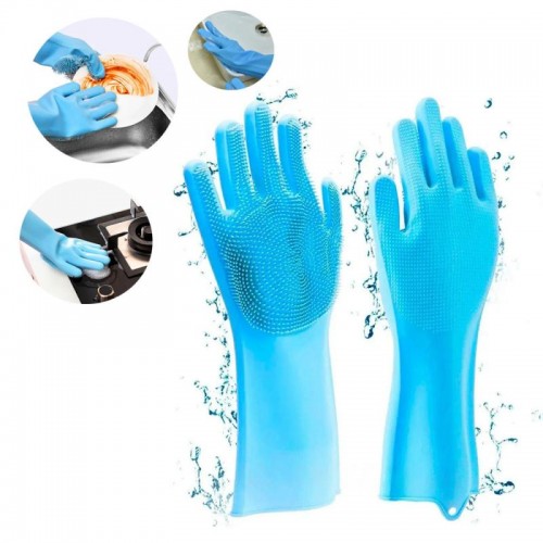 Рукавички для кухні Kitchen Gloves Блакитні