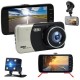 Відеореєстратор 1080P, 4'' з камерою заднього виду, DVR CT 503