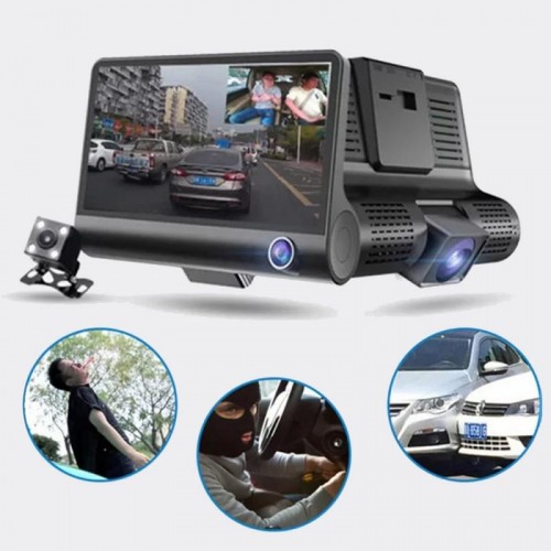 Автомобильный видеорегистратор 4, 3 камеры, Full HD, SD319/z233D