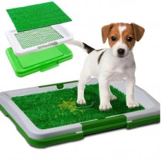 Туалет для собак Puppy Potty Pad 46х33х6 см з травяним покриттям