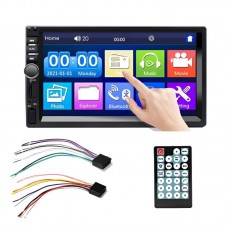 Автомагнитола 2DIN 7 дюймов MP5 USB Bluetooth 7018B с пультом ДУ
