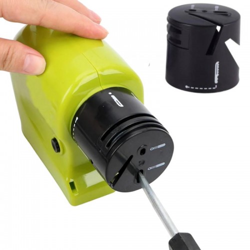 Точилка для ножей и ножниц 2в1, Knife Sharpener, от батареек