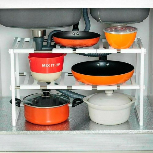 Регульована кухонна полиця, 38-70 см, KITCHEN RACK Регульована кухонна полиця, 38-70 см, KITCHEN RACK