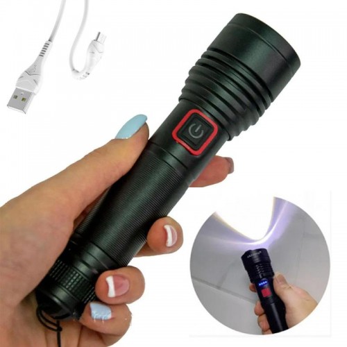 Мощный аккумуляторный фонарь USB, 15 Вт, X-Balog BL-P02-P50