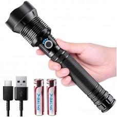 Тактичний ліхтарик BL X92 P70 LED 18000 лм з 2 акумуляторами 18650