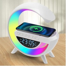 Нічник BT-3401 з бездротовою зарядкою та Bluetooth колонкою