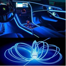 Світлодіодна стрічка для авто 3м, USB, Синя