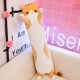 Мягкая Игрушка-подушка Длинный Кот-Обнимашка 50 см, Коричневый