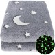 Світний плед 150х200см, Magic Blanket, Сірий