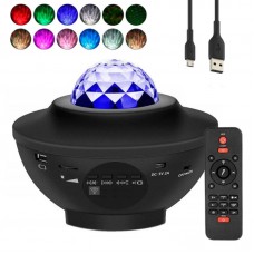 Нічник проектор зоряного неба Star Master з Bluetooth колонкою та пультом