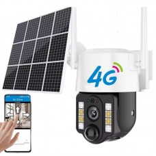 IP камера видеонаблюдения 4G с солнечной панелью 1080P