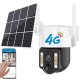 Камера видеонаблюдения 4G, с солнечной панелью