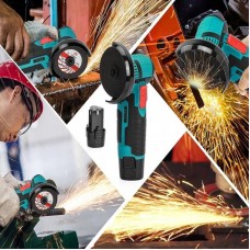Акумуляторна болгарка 12V 75мм з 2 дисками та 2 батареями