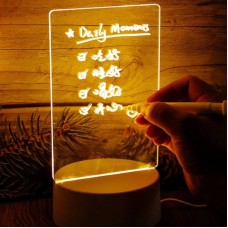 Світильник-дошка для записів USB LAMP 3D з маркером