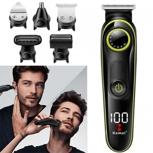 Машинка для стрижки з насадками, Kemei Km 696