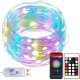 Світлодіодна стрічка гірлянда від USB, 5050 RGB,10 м з пультом