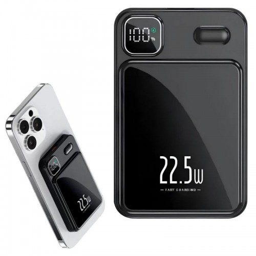 Повербанк 10000mAh, Type-c, MagSafe, Чорний