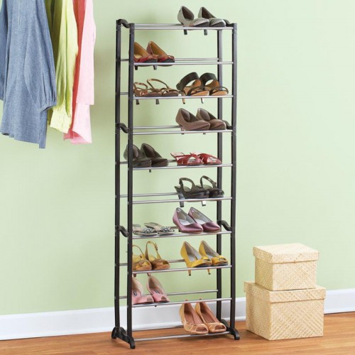 Полка для обуви 130х50х16см, на 30 пар, Amazing Shoe Rack Полка для обуви 130х50х16см, на 30 пар, Amazing Shoe Rack