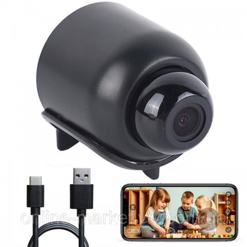 Комплект 2шт Мини Wi-Fi камера с удаленным доступом и ночной съемкой 1080P X5 Mini
