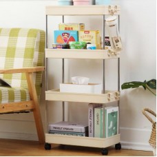 Етажерка на колесах 4 яруси Bathroom Rack 87×38×13 см