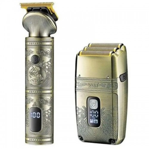 Машинка для стрижки волос и бороды + 4 насадки, с USB, VGR V-649 Машинка для стрижки волос и бороды + 4 насадки, с USB, VGR V-649